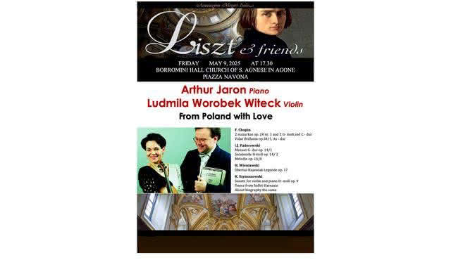 Arthur Jaron e Ludmila Worobek Witeck — Da Polônia com amor