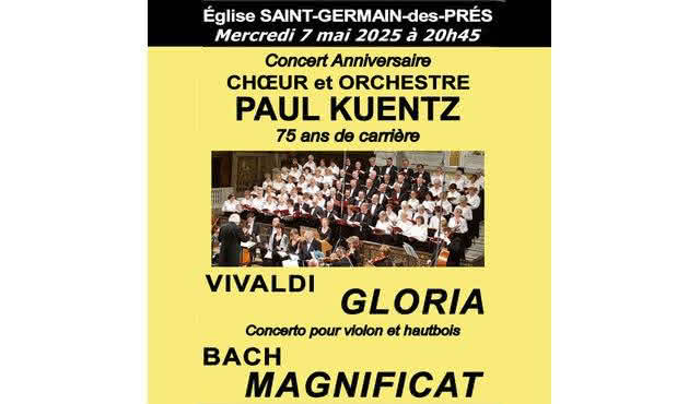 Gloria de Vivaldi y Magnificat de Bach: Iglesia Saint Germain‐des‐Prés