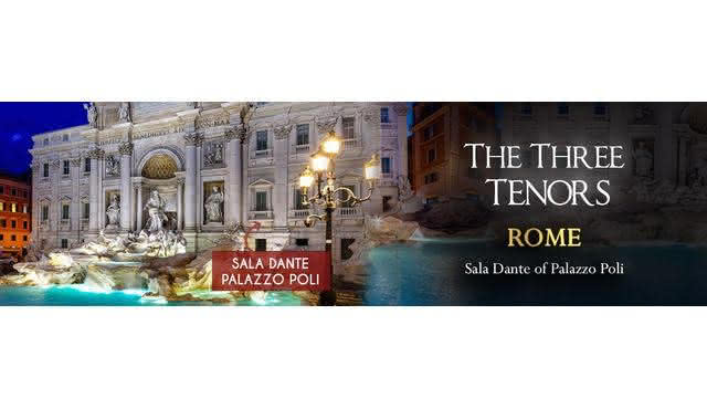 The Three Tenors in Rome at Palazzo Poli