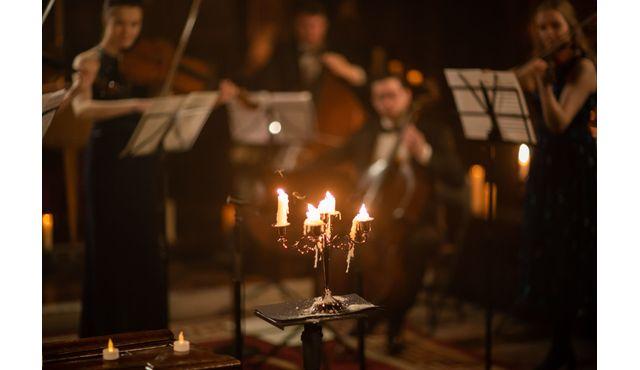 I concerti per pianoforte di Mozart a lume di candela