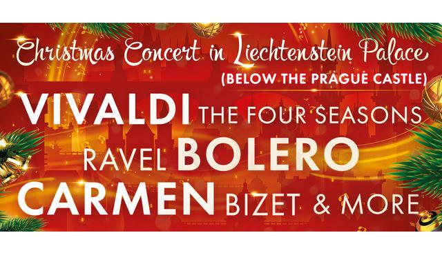 Concerto de Natal no Palácio do Liechtenstein por baixo do Castelo de Praga