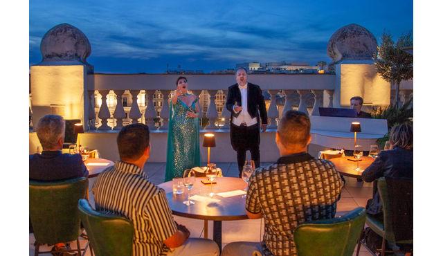 Openluchtopera & aperitief bij Terrazza Borromini