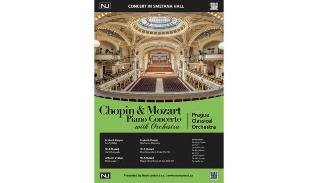 Prague Classical Orchestra: Концерт для фортепиано с оркестром Шопена и Моцарта