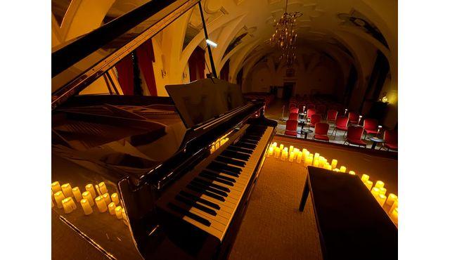 Concerto a lume di candela del Trio con pianoforte a coda Chopin & Friends