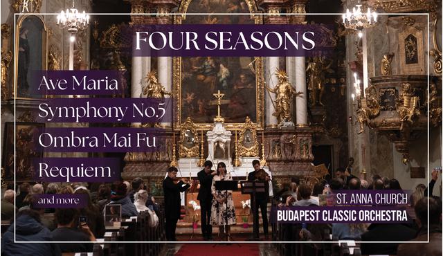 Vivaldi, Mozart, Beethoven at baroque St. Anna Church – Budapest center
