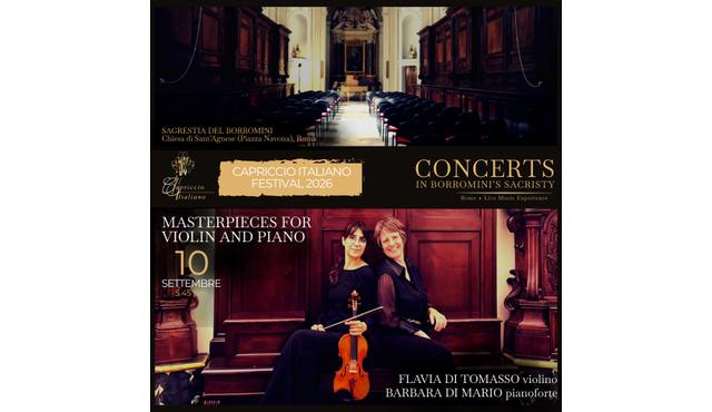 Capriccio Italiano Festival: „Meisterwerke für Violine und Klavier“