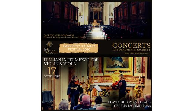 Capriccio Italiano Festival: 'Italian Intermezzo for Violin and Viola'