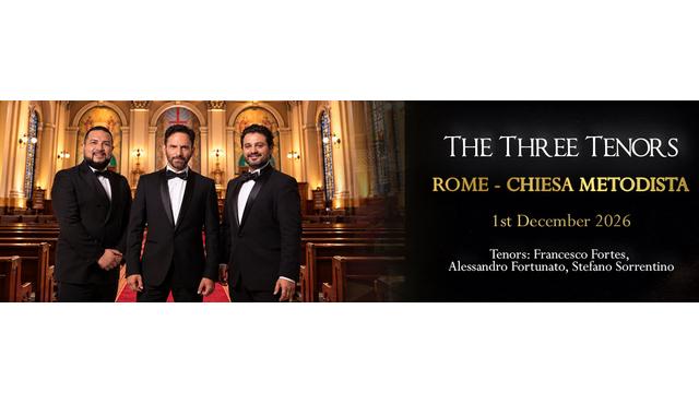 The Three Tenors at Chiesa Evangelica Metodista in Rome