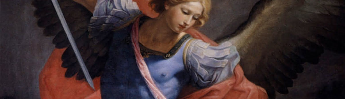 'Archangel Michael', Painting from Guido Reni, 1636 (Chiesa di S. Maria Immacolata)